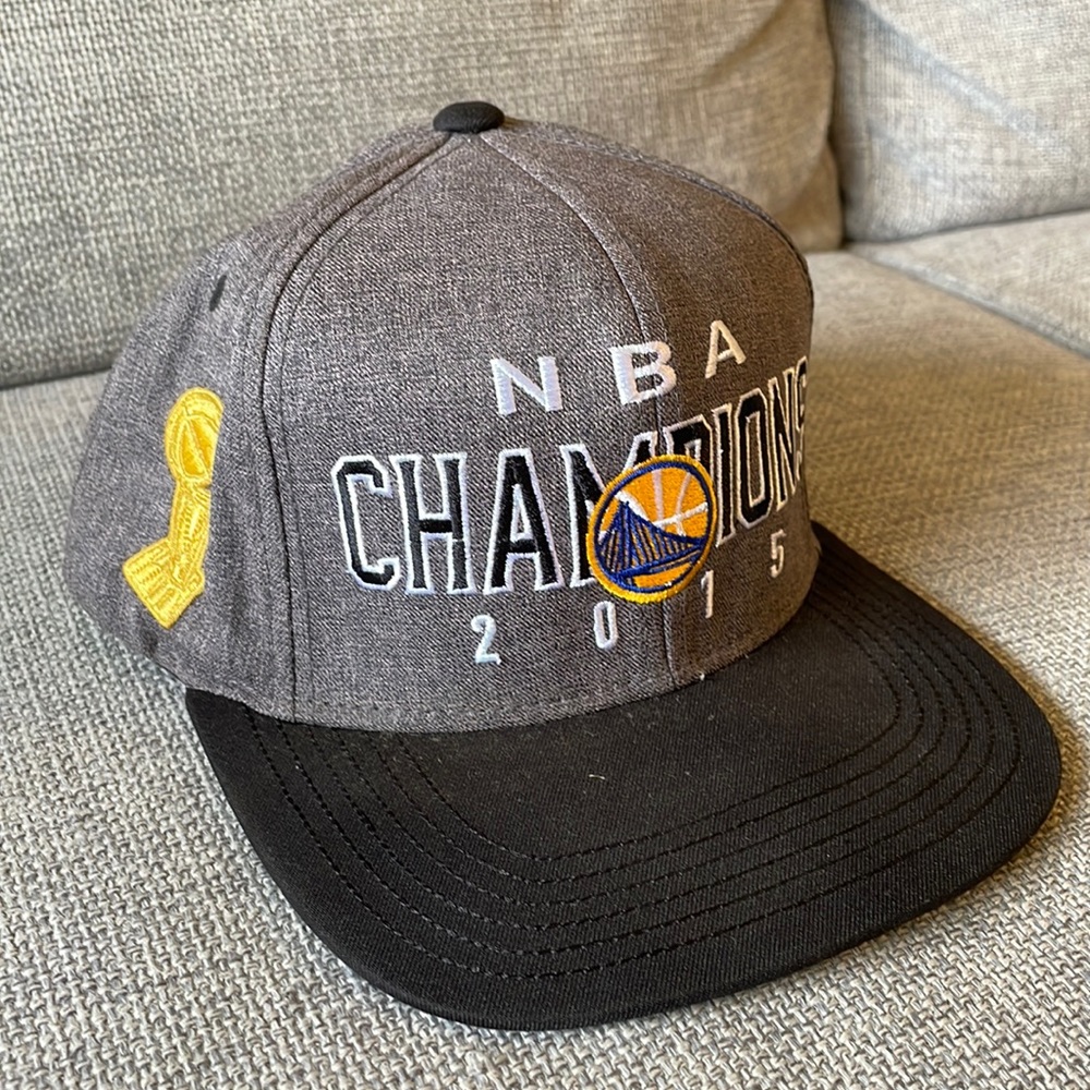 Golden State Warriors 2015 NBA Champions Adidas Snapback Hat